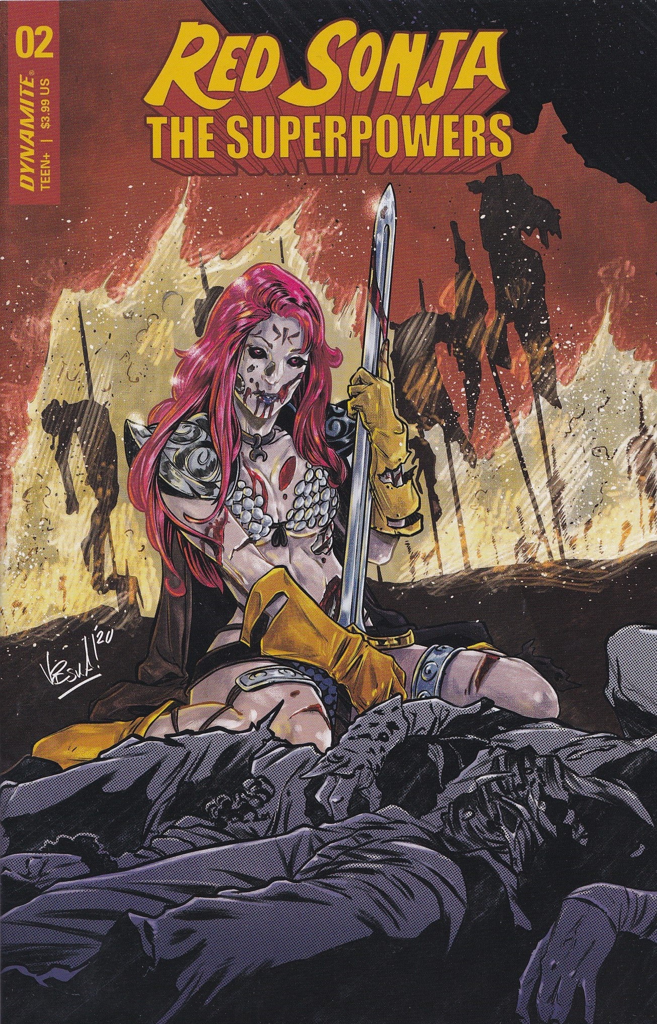 RED SONJA: THE SUPERPOWERS #2 (FEDERICI VARIANT) COMIC BOOK ~ Dynamite