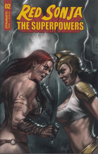 RED SONJA: THE SUPERPOWERS #2 (LUCIO PARRILLO VARIANT)(2021) COMIC ~ Dynamite