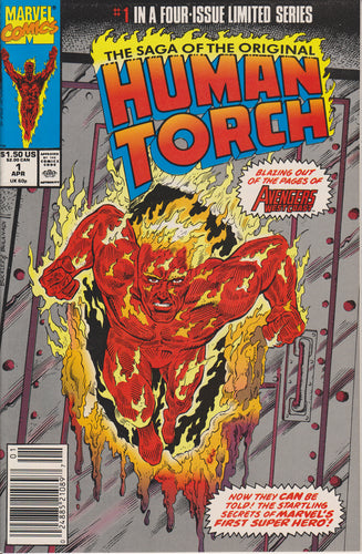 SAGA OF THE ORIGINAL HUMAN TORCH #1 COMIC BOOK ~ Marvel Comics