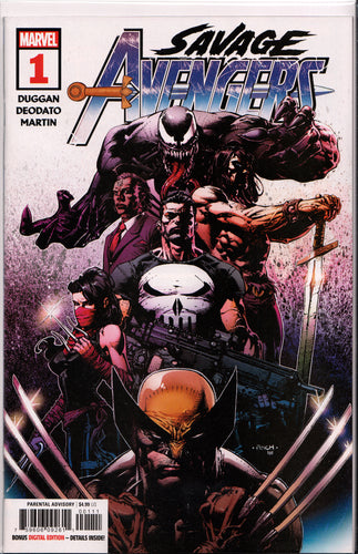 SAVAGE AVENGERS #1 (DAVID FINCH VARIANT COVER) COMIC BOOK ~ Marvel Comics