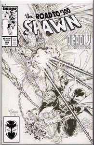 SPAWN #298 (B&W VARIANT) COMIC BOOK ~ Image Comics