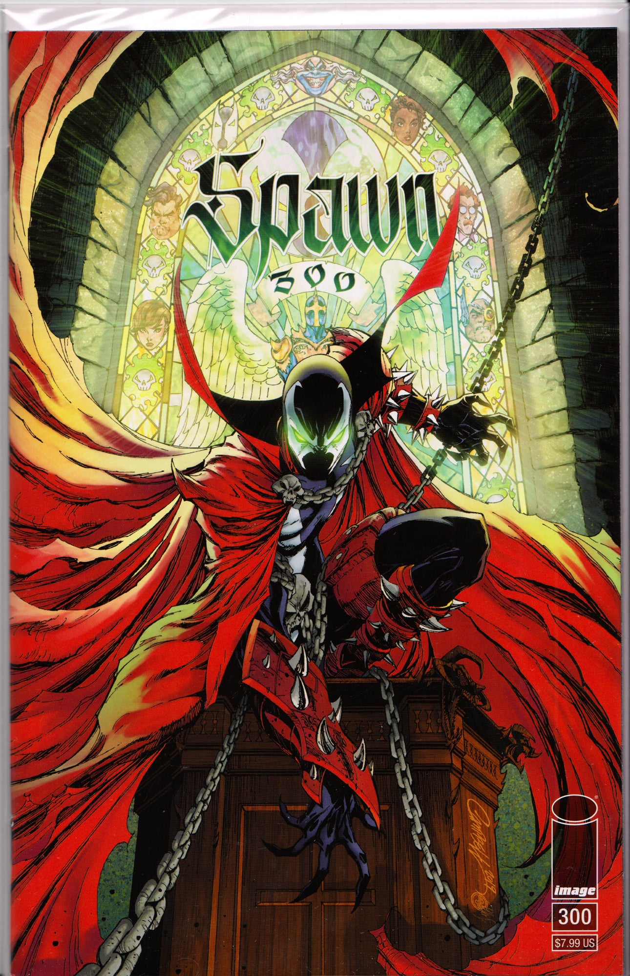 SPAWN #300 (J. SCOTT CAMPBELL VARIANT) COMIC BOOK ~ Image Comics