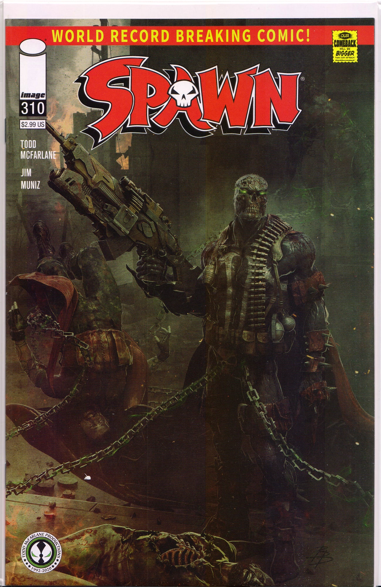 SPAWN #310 (BJORN BARENDS VARIANT)(1ST PRINT) COMIC BOOK ~ Image Comics