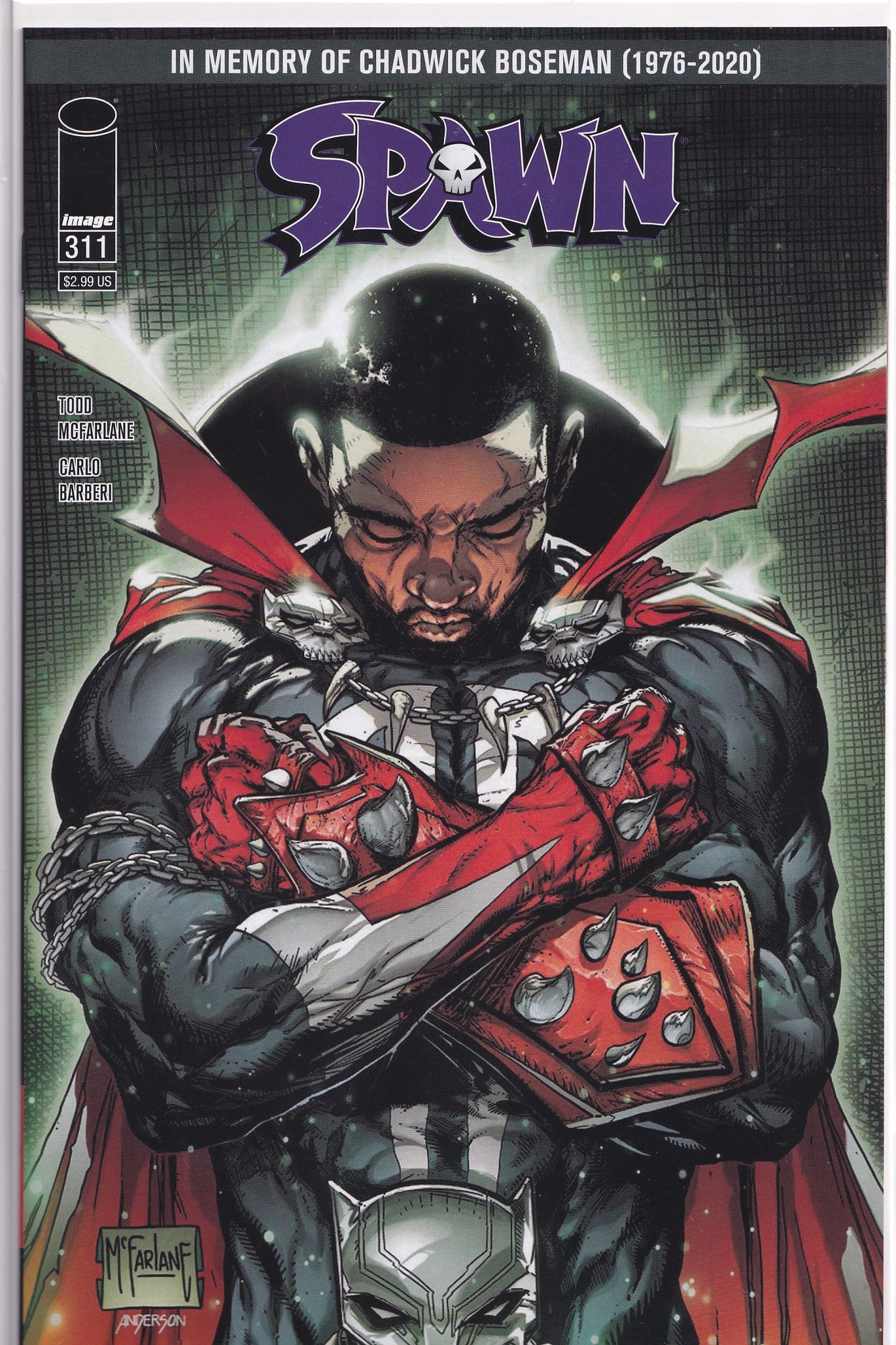 SPAWN #311 (MCFARLANE BOSEMAN TRIBUTE VARIANT) COMIC BOOK ~ Image Comics