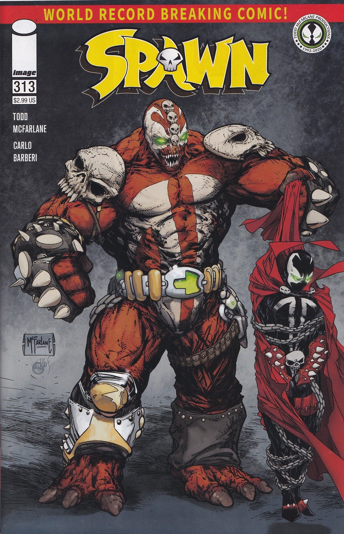 SPAWN #313 (TODD MCFARLANE VARIANT) COMIC BOOK ~ Image Comics