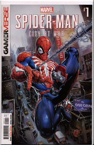 SPIDER-MAN:  CITY AT WAR #1 (CLAYTON CRAIN VARIANT) COMIC BOOK ~ Marvel Comics