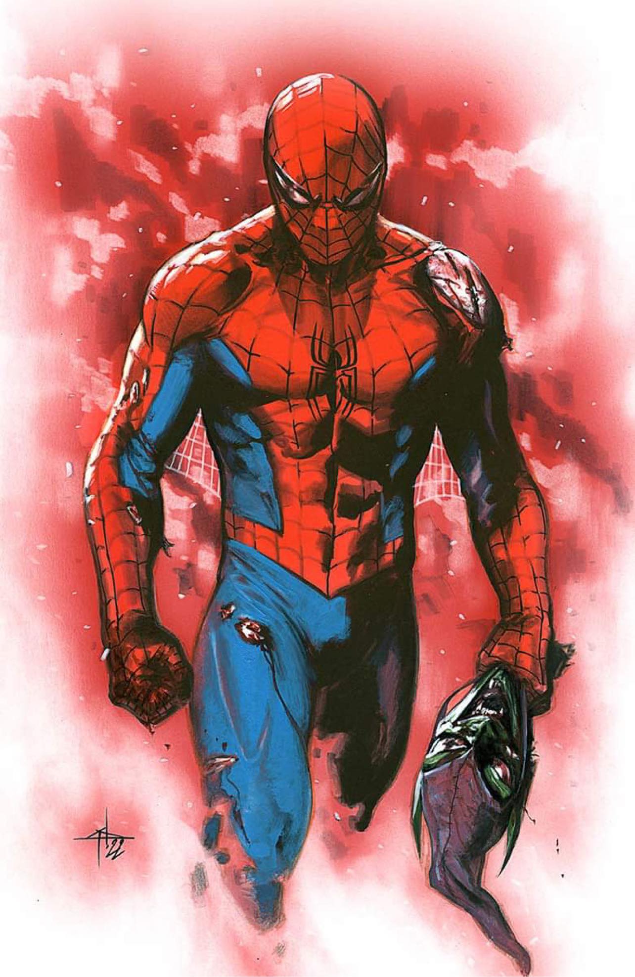 SPIDER-MAN #3 (GABRIELE DELL'OTTO EXCLUSIVE VIRGIN VARIANT)(2022) COMIC BOOK