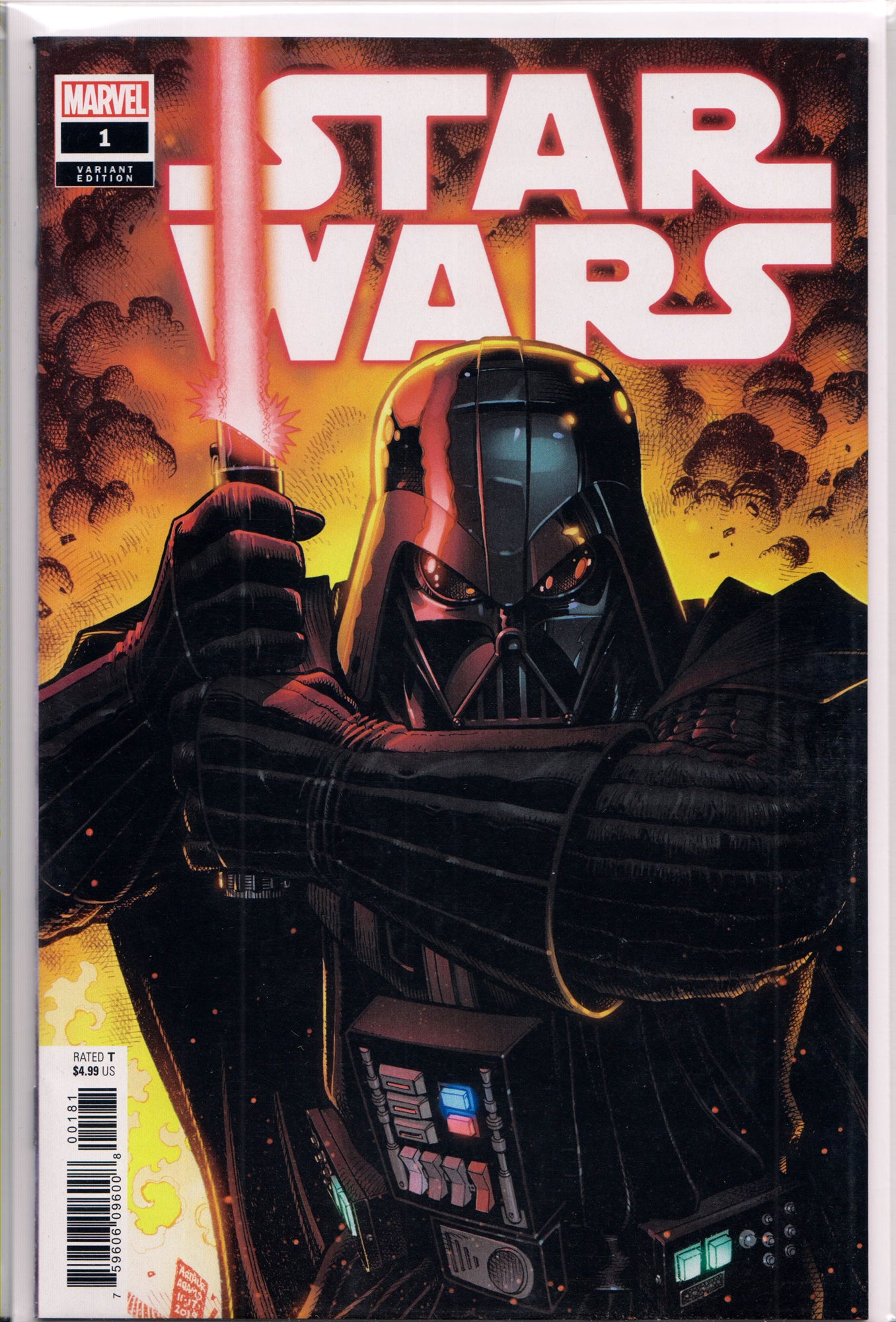 STAR WARS #1 (ART ADAMS 1:25 INCENTIVE VARIANT) COMIC BOOK ~ Marvel Comics