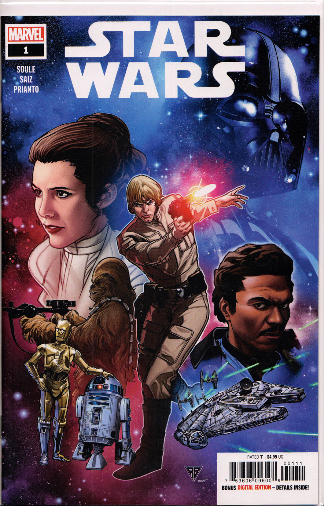 STAR WARS #1 (1ST PRINT) COMIC BOOK ~ Marvel Comics