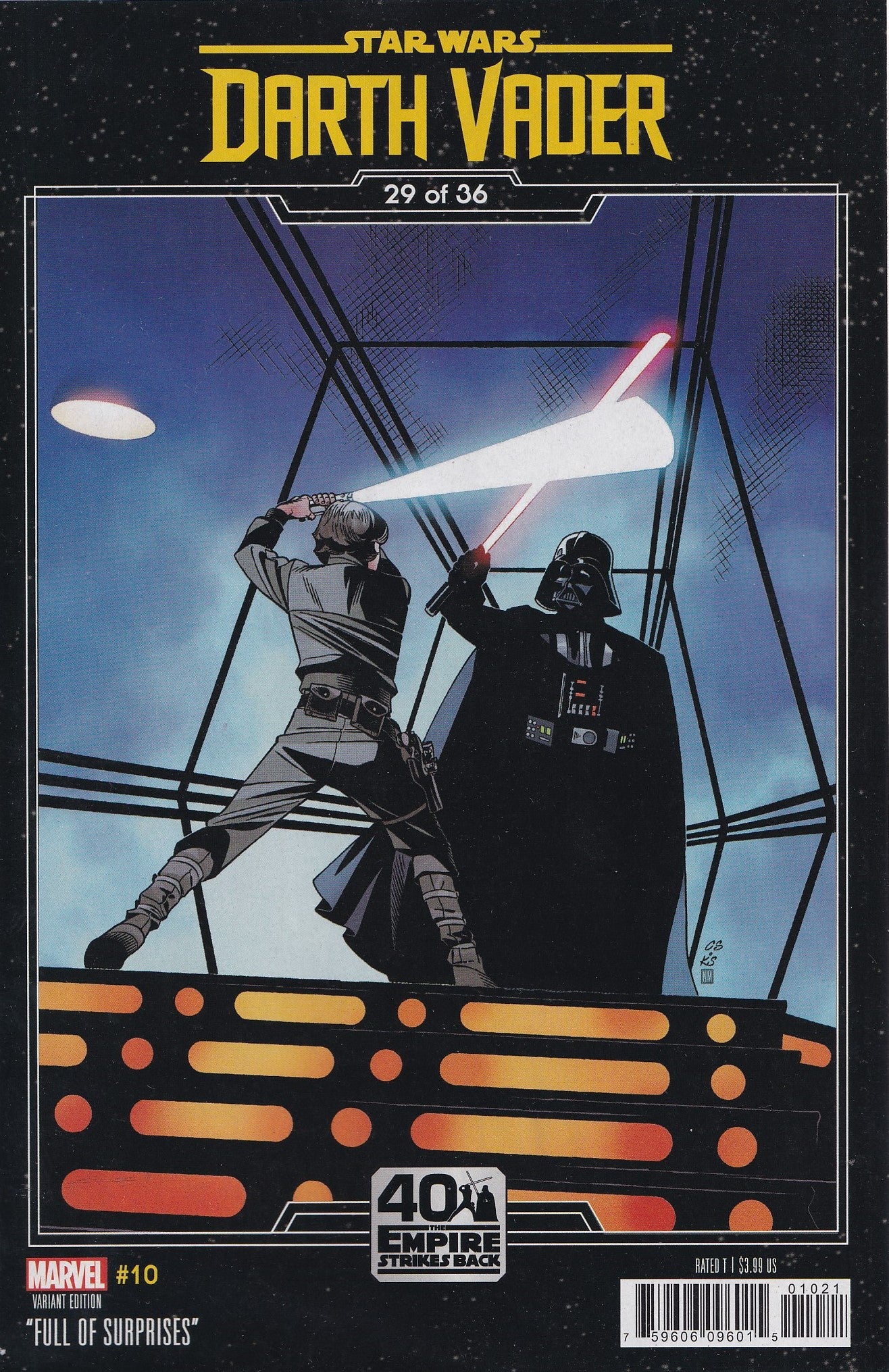 DARTH VADER #10 (ESB 40TH SPROUSE VARIANT)(2021) COMIC BOOK ~ Marvel Comics