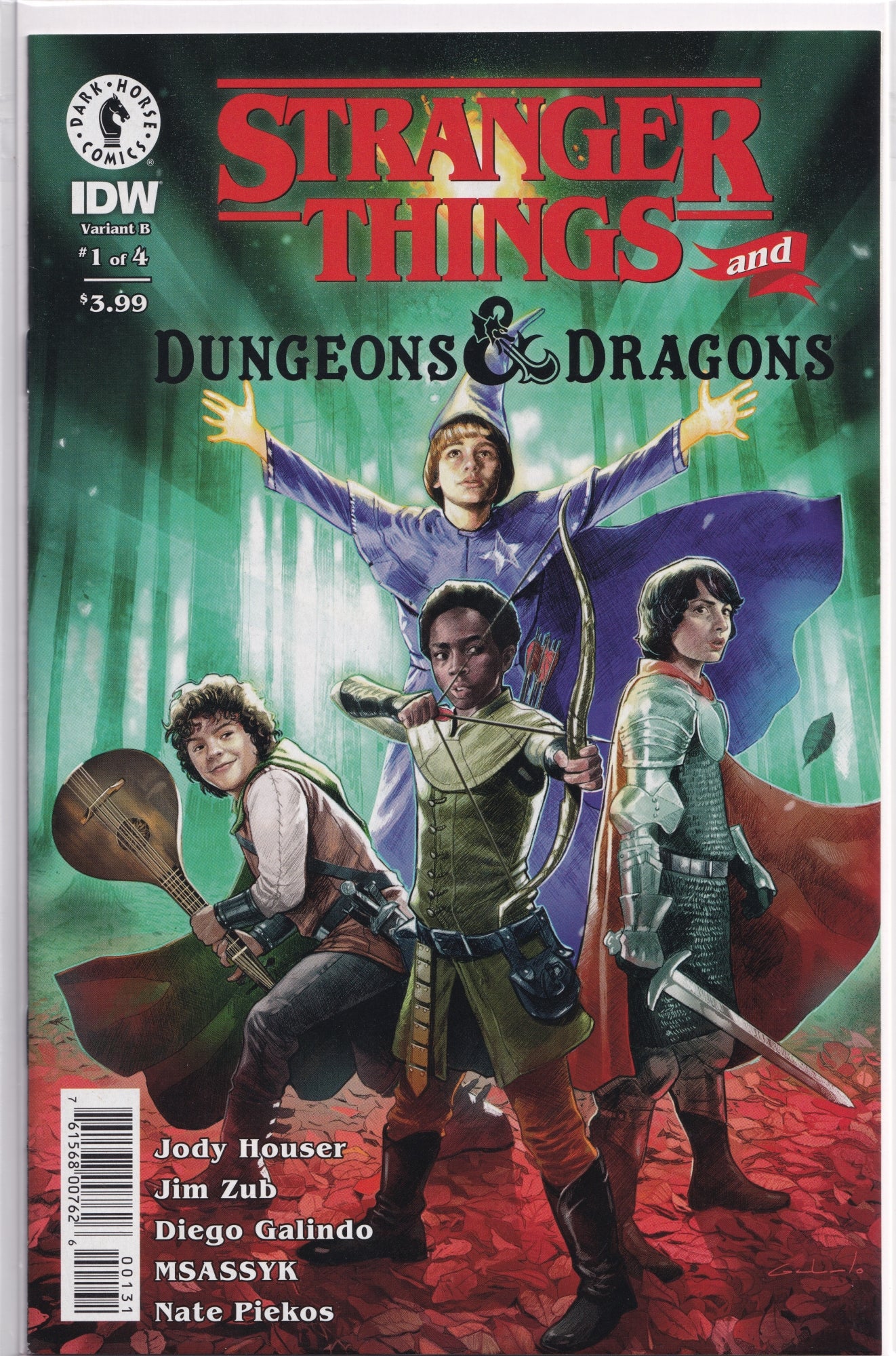 STRANGER THINGS/DUNGEONS & DRAGONS #1 (GALINDO VARIANT) COMIC BOOK ~ Dark Horse