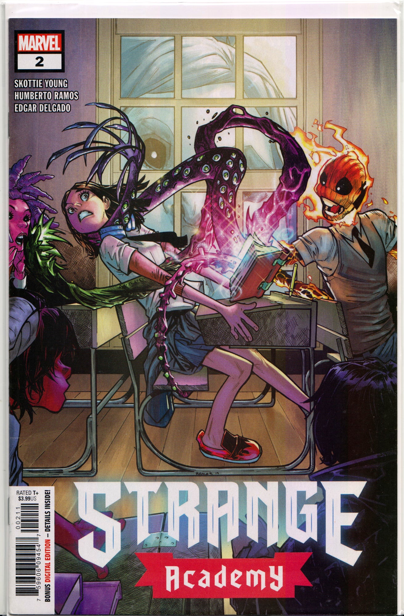 STRANGE ACADEMY #2 (1ST PRINT)(HUMBERTO RAMOS VARIANT) COMIC BOOK ~ Marvel