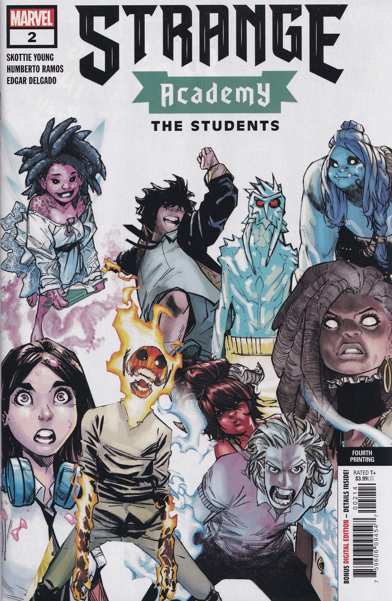 STRANGE ACADEMY #2 (4TH PRINT)(HUMBERTO RAMOS VARIANT) COMIC BOOK ~ Marvel