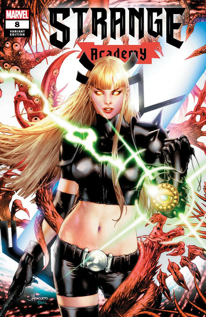 STRANGE ACADEMY #8 (JAY ANACLETO EXCLUSIVE TRADE VARIANT)(2021) COMIC ~ Marvel