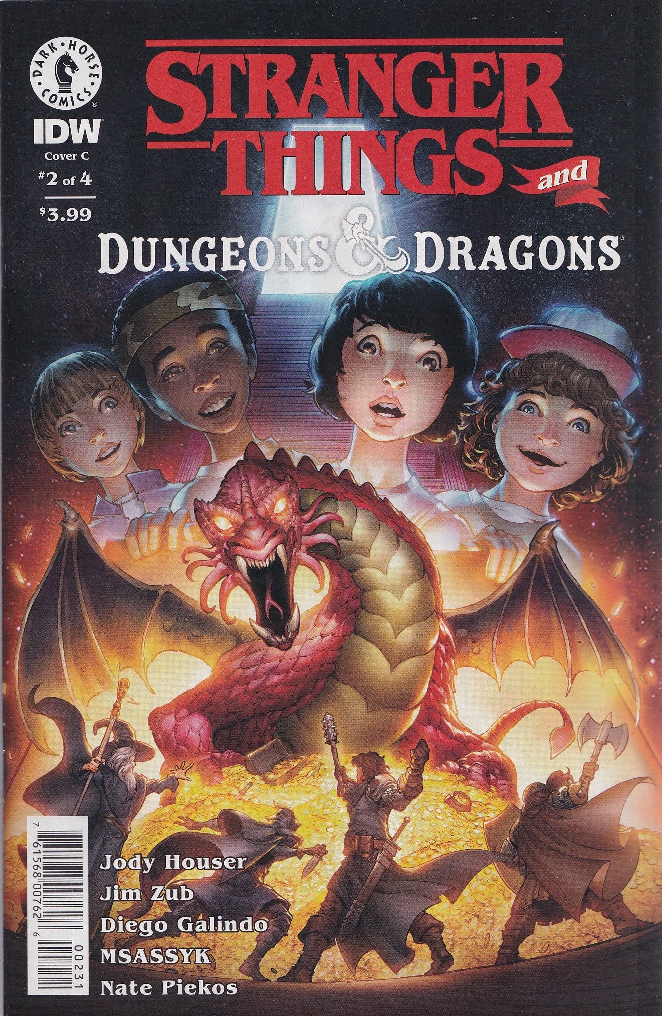 STRANGER THINGS/DUNGEONS & DRAGONS #2 (DUNBAR VARIANT) COMIC BOOK ~ Dark Horse