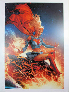 DCEASED #2 (SUPERGIRL) ART PRINT by Jay Anacleto ~ 12" x 16" ~ DC Comics