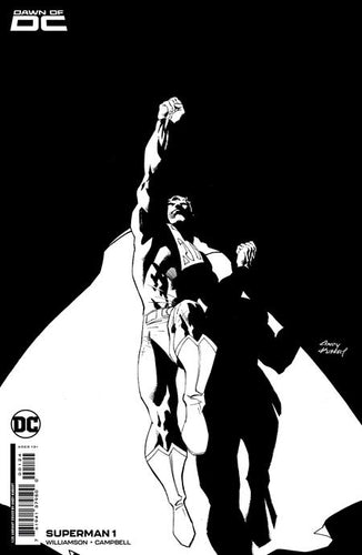 SUPERMAN #1 (ANDY KUBERT B&W 1:25 RATIO VARIANT)(2023) COMIC BOOK
