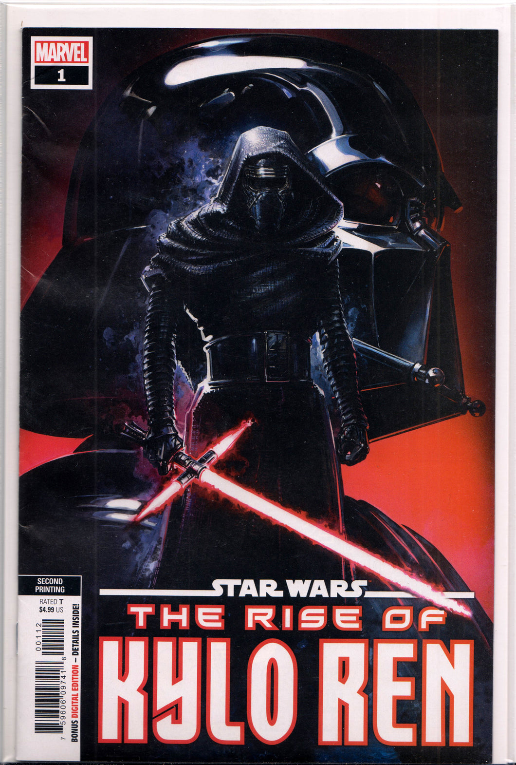 STAR WARS: THE RISE OF KYLO REN #1 (2ND PRINT VARIANT) COMIC BOOK ~ Marvel Comics