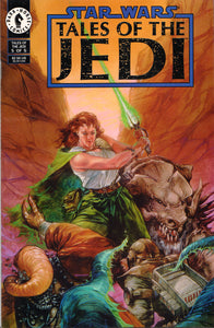 STAR WARS: TALES OF THE JEDI #1-5 COMIC BOOK SET ~ #1 & #2 Signed by Dave Dorman