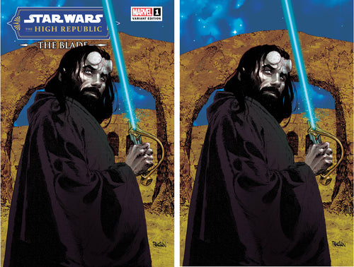 STAR WARS: THE HIGH REPUBLIC ~ THE BLADE #1 (PANOSIAN EXCLUSIVE TRADE/VIRGIN VARIANT SET) ~ Marvel