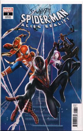 SYMBIOTE SPIDER-MAN: ALIEN REALITY #3 (JIE YUAN CONNECTING VARIANT) COMIC BOOK ~ Marvel Comics