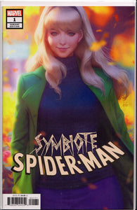 SYMBIOTE SPIDER-MAN #1 (STANLEY "ARTGERM" LAU COVER) COMIC BOOK ~ Marvel Comics