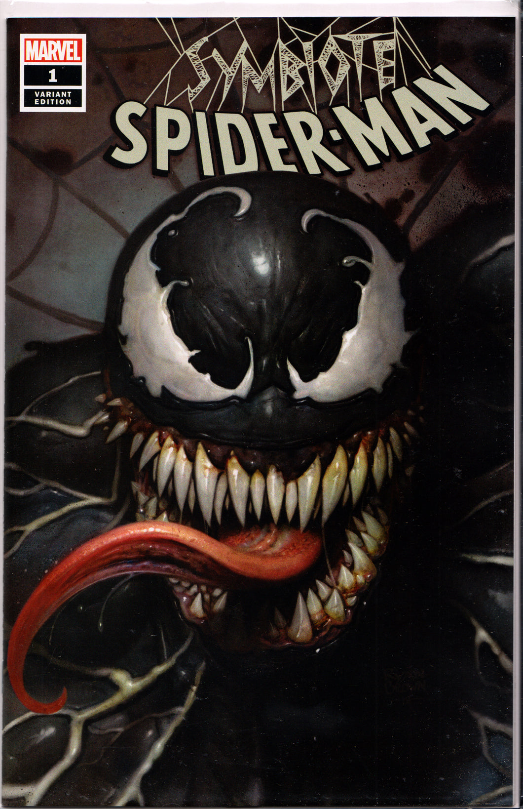 SYMBIOTE SPIDER-MAN #1 (RYAN BROWN VARIANT) COMIC BOOK ~ Marvel Comics