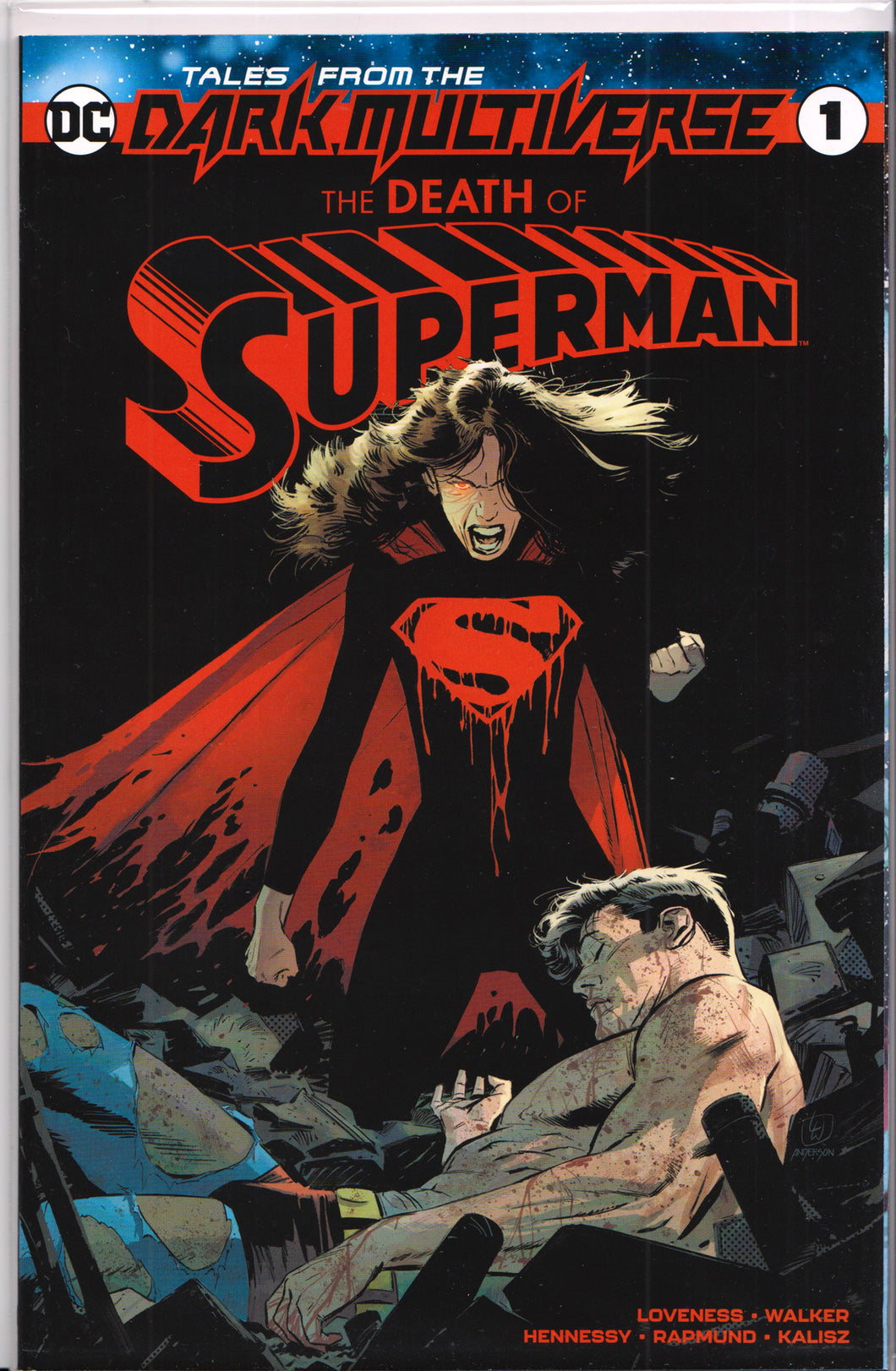 TALES FROM THE DARK MULTIVERSE: THE DEATH OF SUPERMAN #1 COMIC BOOK ~ DC Comics