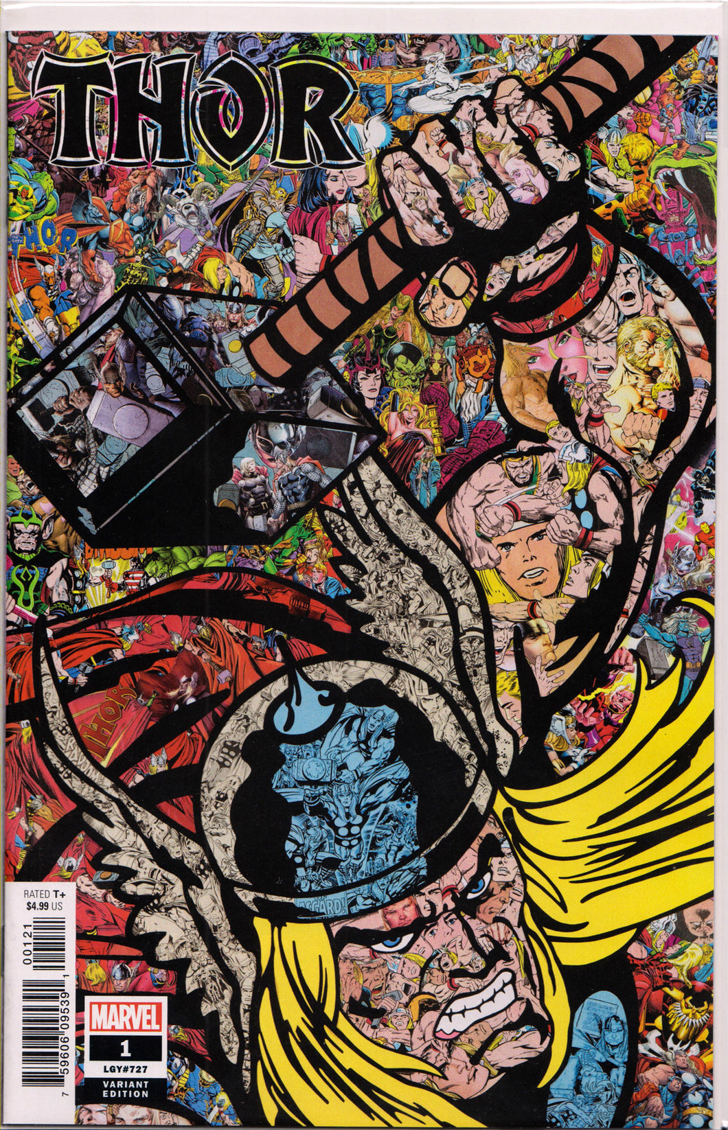 THOR #1 (COLLAGE VARIANT) COMIC BOOK ~ Marvel Comics