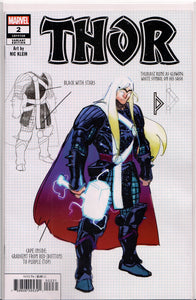 THOR #2 (KLEIN DESIGN VARIANT) COMIC BOOK ~ Marvel Comics
