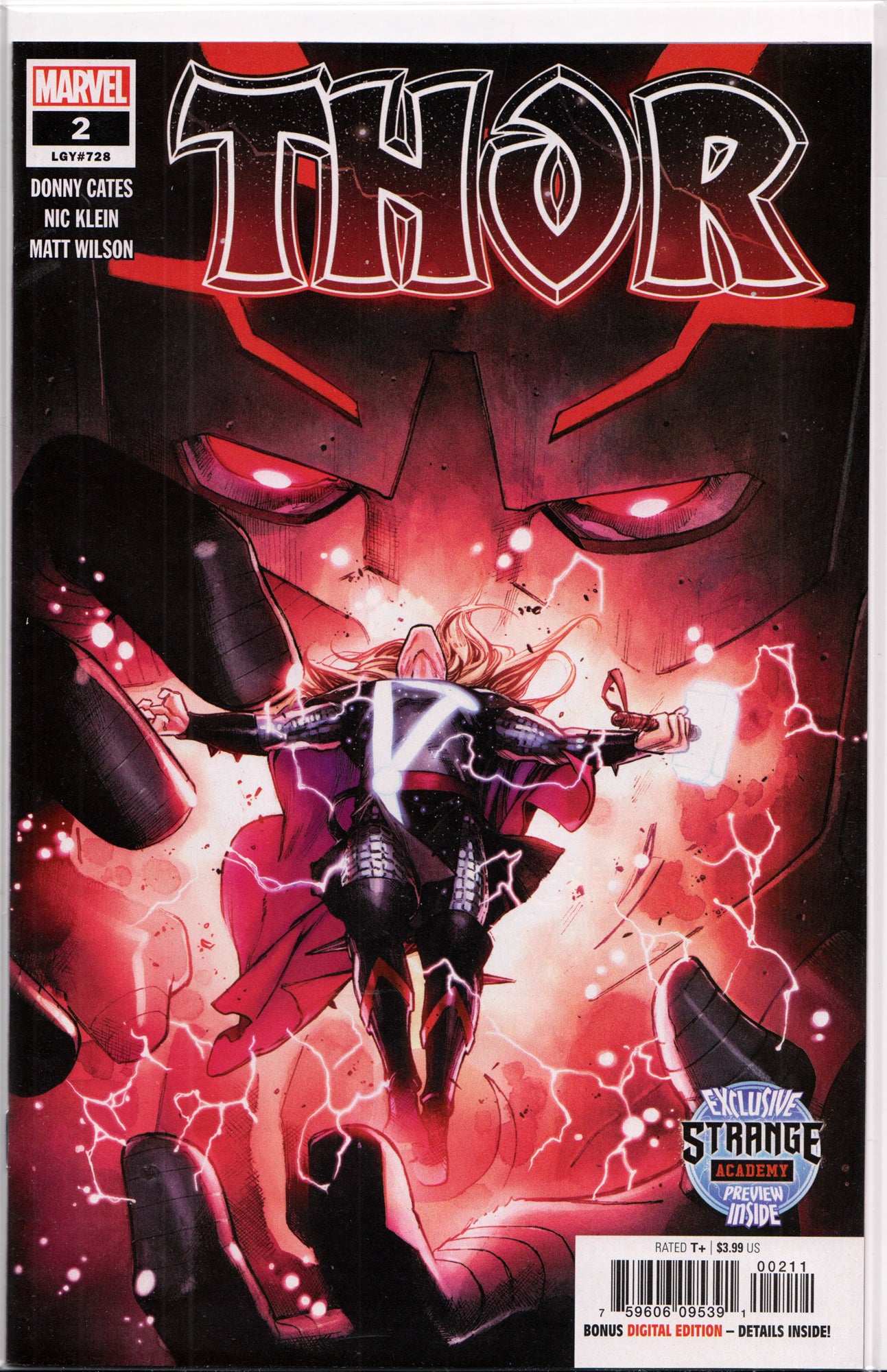 THOR #2 (1ST PRINT) COMIC BOOK ~ Marvel Comics