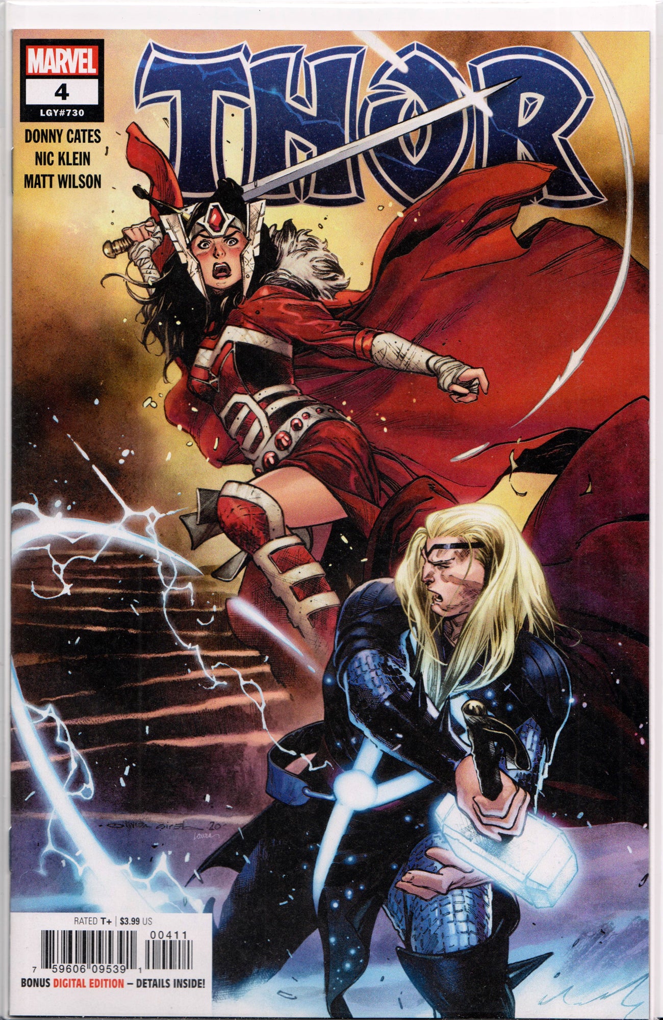 THOR #4 (1ST PRINT) COMIC BOOK ~ Marvel Comics