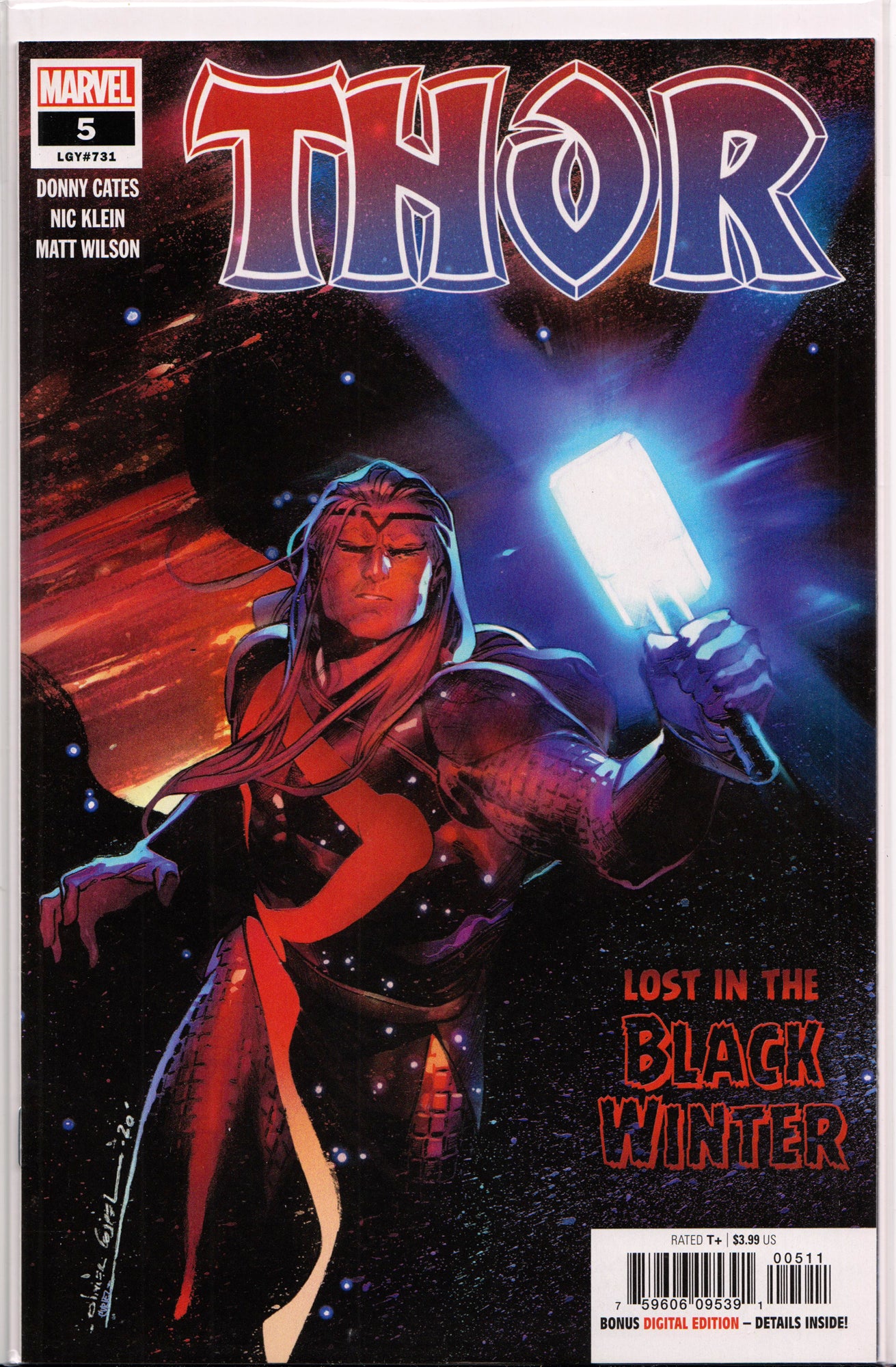 THOR #5 (1ST PRINT)(1ST FULL BLACK WINTER APPEARANCE) Comic Book ~ Marvel Comics