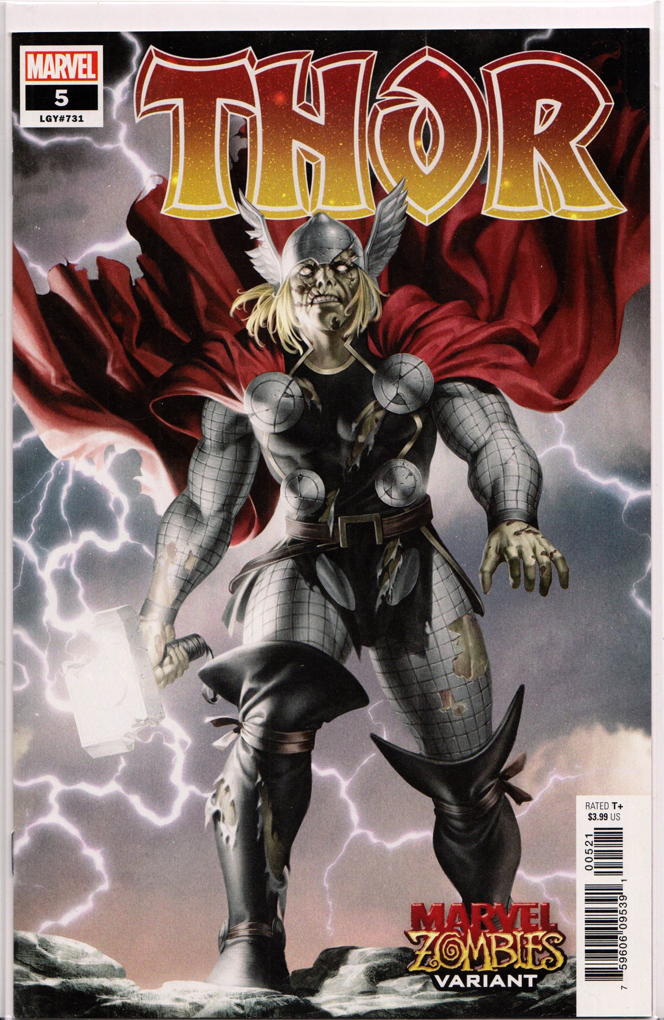 THOR #5 (1ST PRINT)(1ST FULL BLACK WINTER APPEARANCE)(MARVEL ZOMBIES VARIANT)