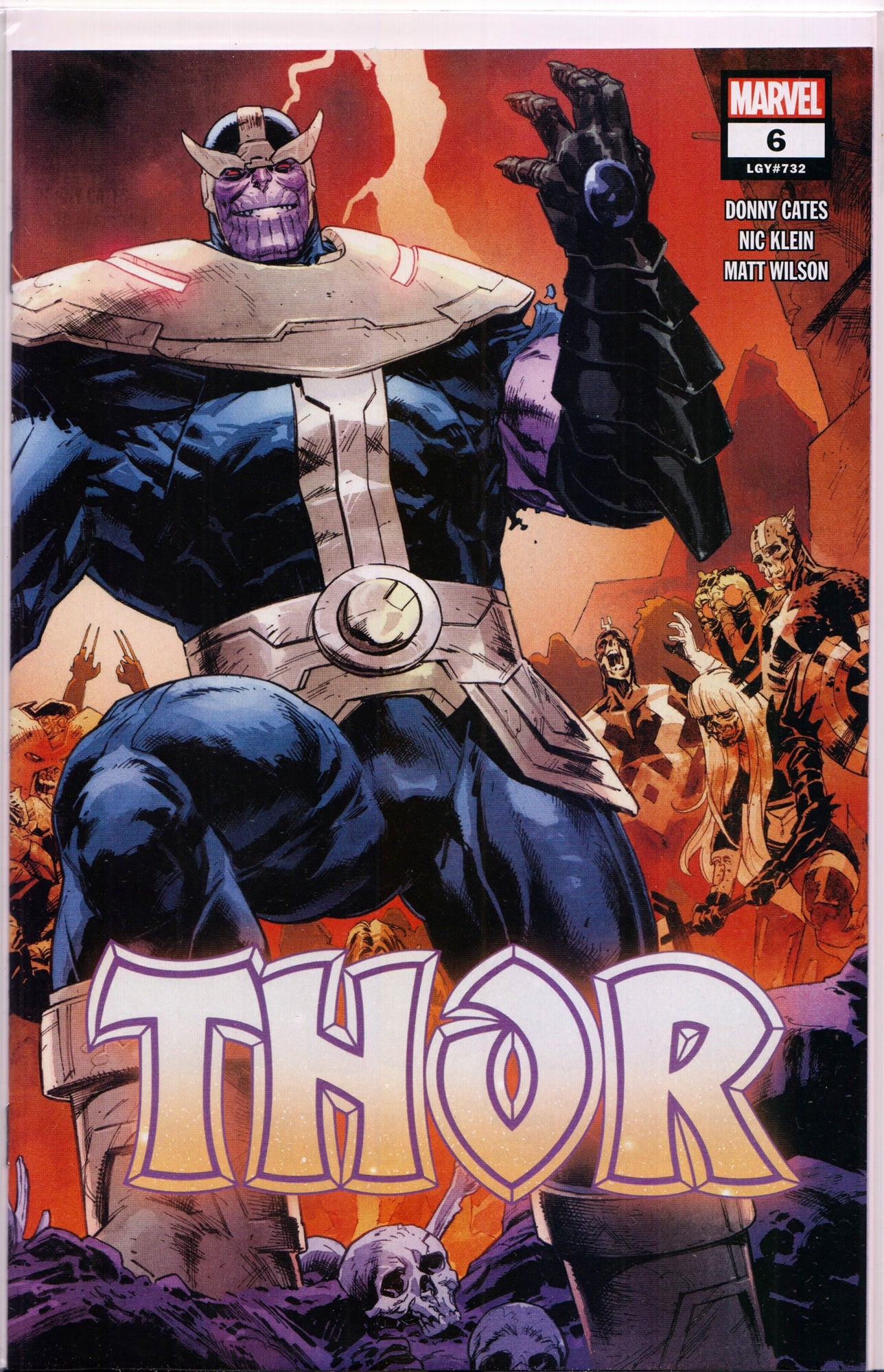 THOR #6 (2ND PRINT VARIANT)(DONNY CATES, NIC KLEIN) Comic Book ~ Marvel Comics