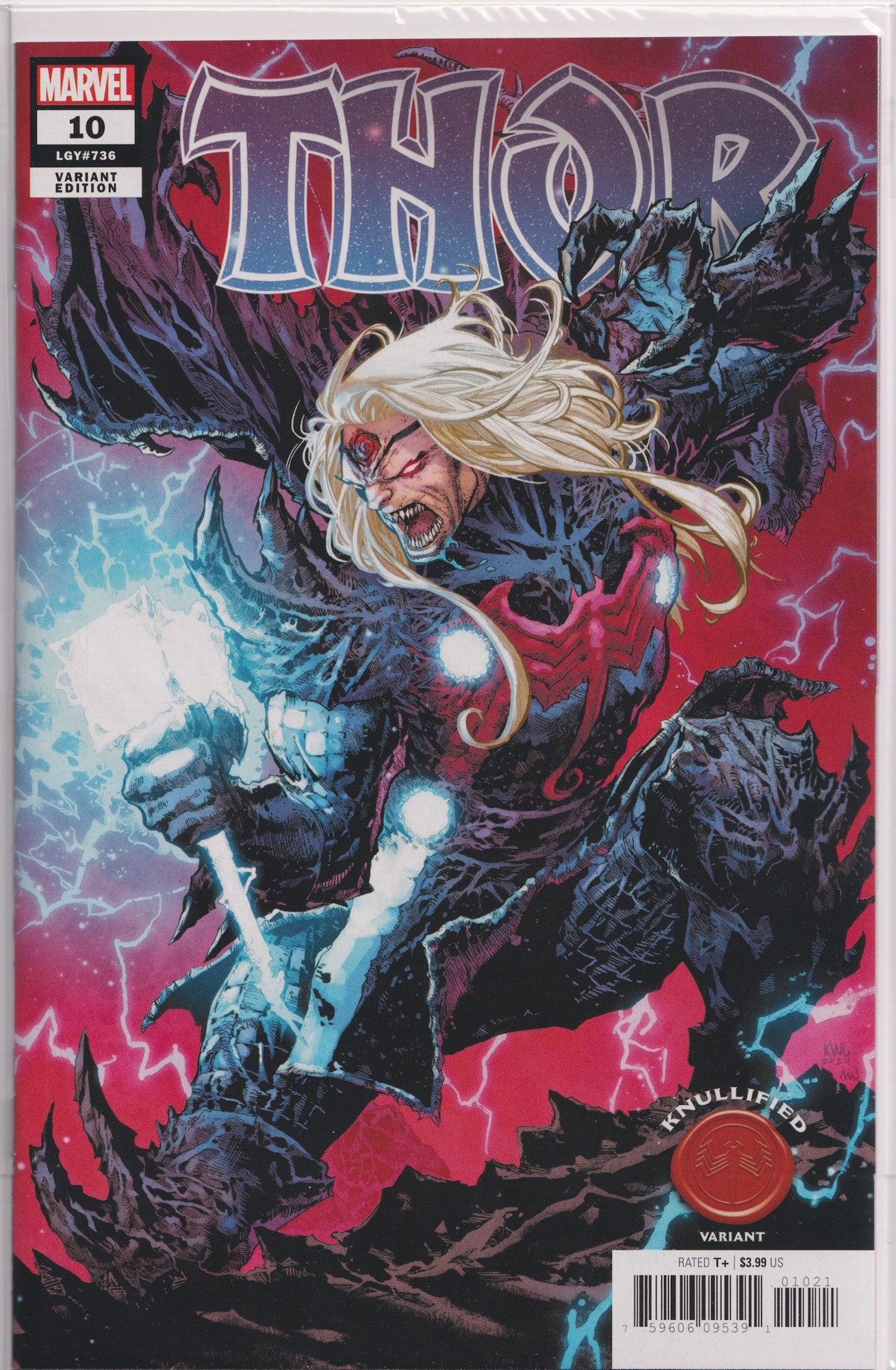 THOR #10 (KEN LASHLEY "KNULLIFIED" VARIANT)(2020) Comic Book ~ Marvel Comics