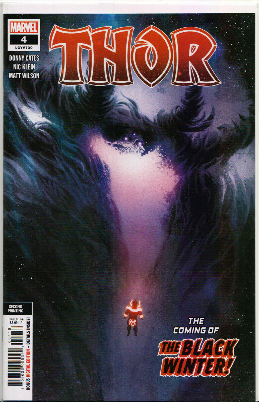 THOR #4 (EXCLUSIVE 2ND PRINT VARIANT) Comic Book ~ Marvel Comics