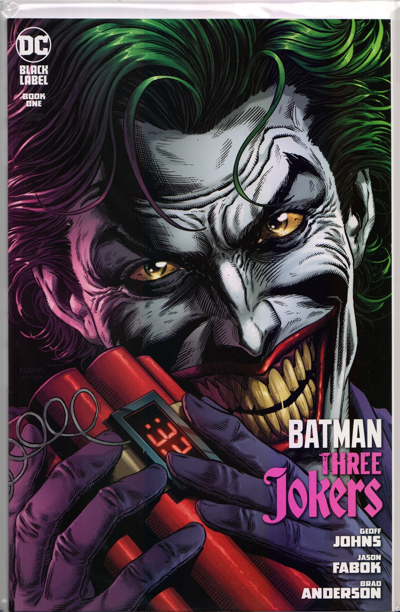 BATMAN: THREE JOKERS #1 (DYNAMITE VARIANT) ~ Geoff Johns & Fabok ~ DC Comics