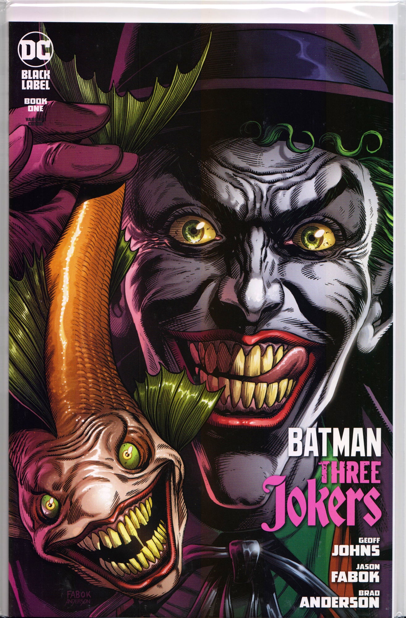 BATMAN: THREE JOKERS #1 (FISH VARIANT) ~ Geoff Johns & Jason Fabok ~ DC Comics