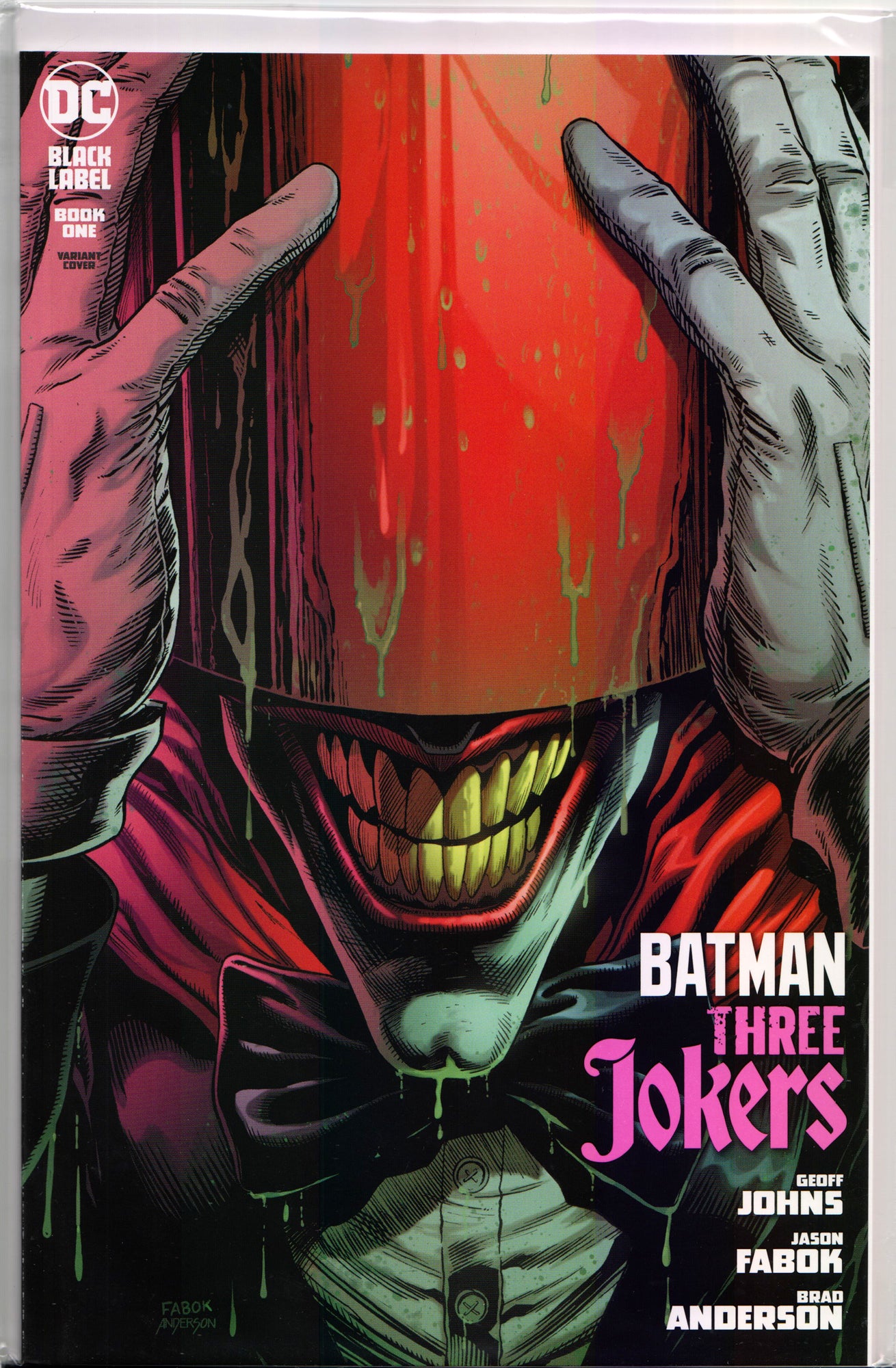 BATMAN: THREE JOKERS #1 (RED HOOD VARIANT) ~ Geoff Johns & Fabok ~ DC Comics