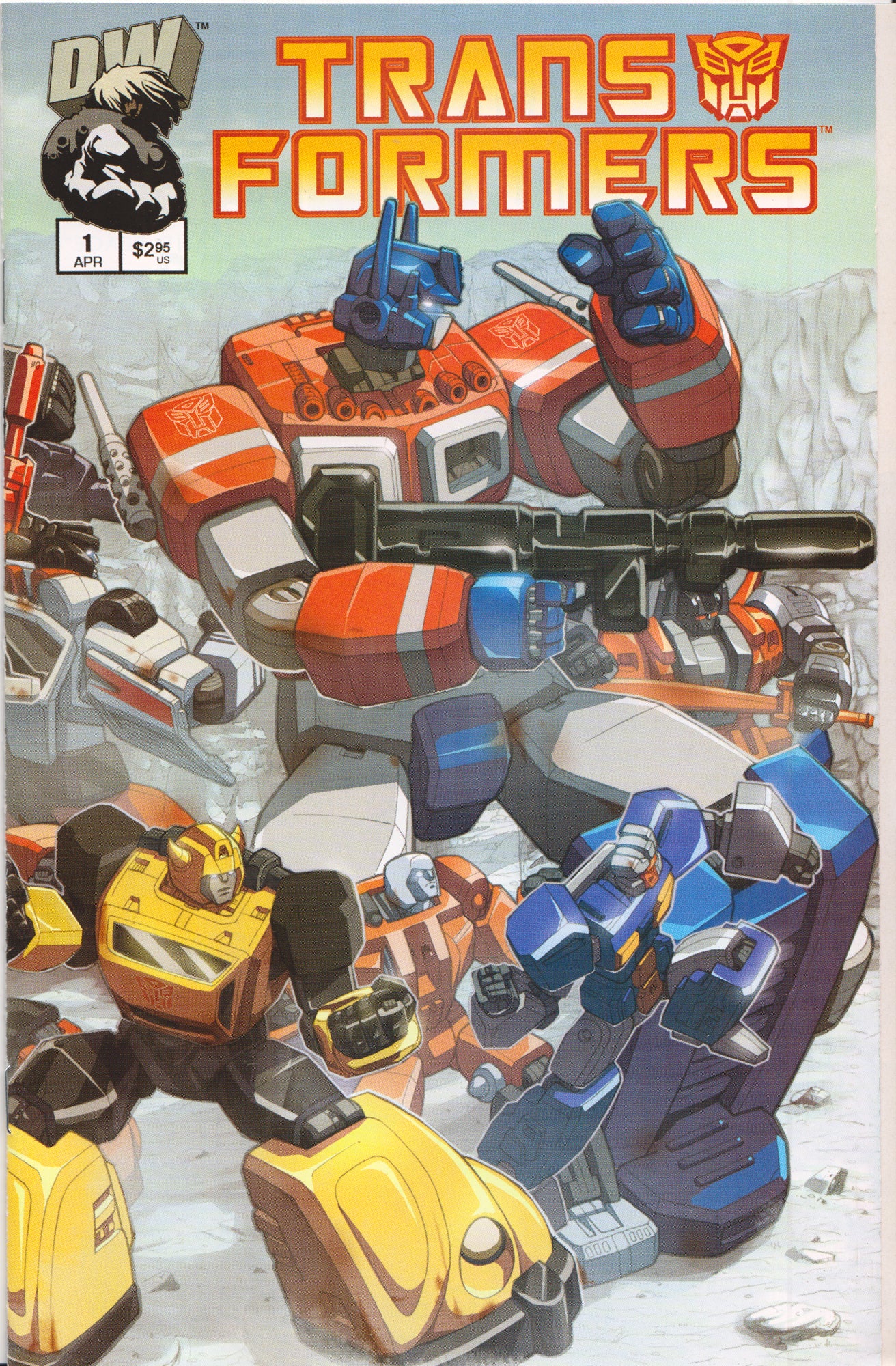 TRANSFORMERS #1 (AUTOBOT VARIANT) COMIC BOOK ~ Dreamwave