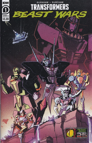 TRANSFORMERS: BEAST WARS #1 (COVER A BURCHAM VARIANT) COMIC BOOK ~ IDW