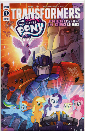 TRANSFORMERS/MY LITTLE PONY: FRIENDSHIP IN DISGUISE #1 Comic Book ~ IDW MLP