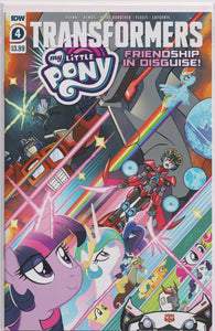 TRANSFORMERS/MY LITTLE PONY: FRIENDSHIP IN DISGUISE #4 Comic Book ~ IDW MLP