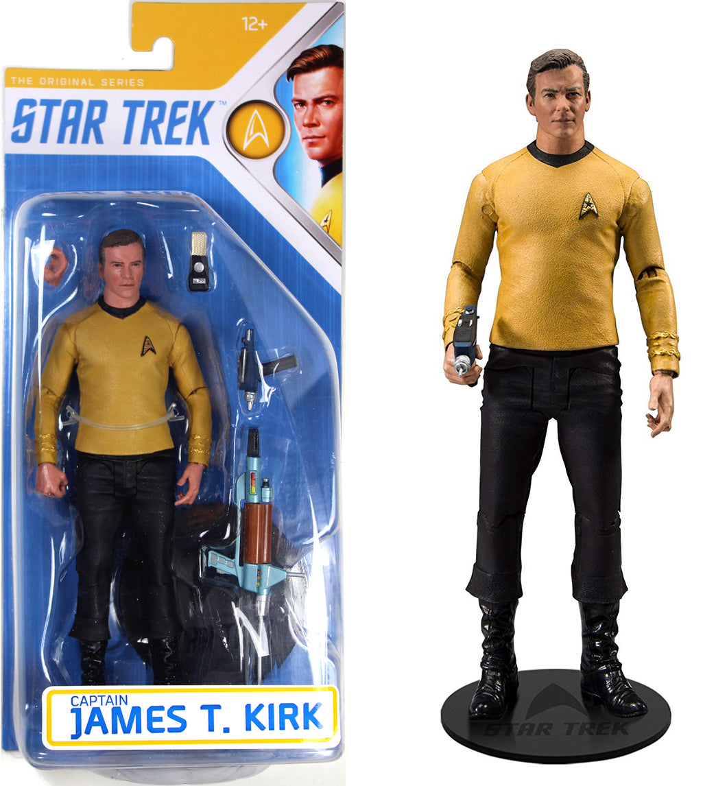 Star Trek: TOS ~ CAPTAIN JAMES T. KIRK  ACTION FIGURE ~ McFarlane Toys
