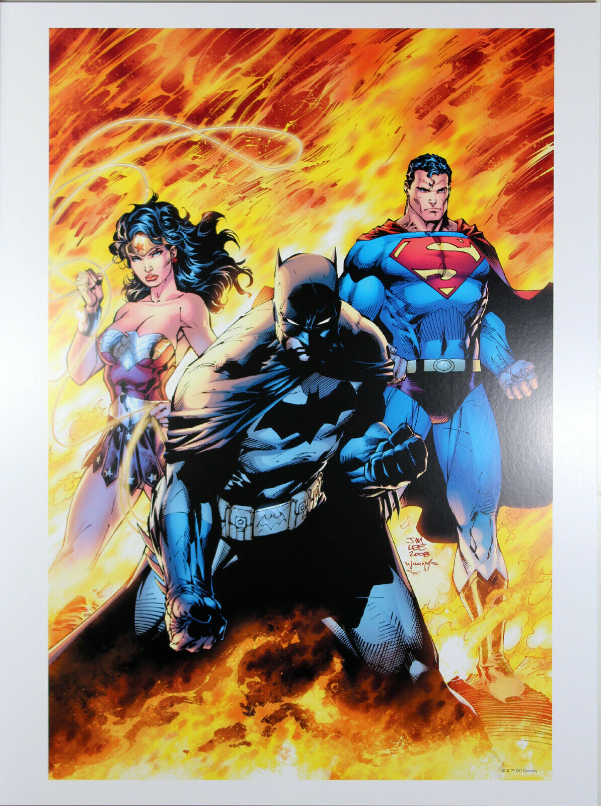 THE TRINITY ART PRINT by Jim Lee ~ 12" x 16" ~ Great Condition