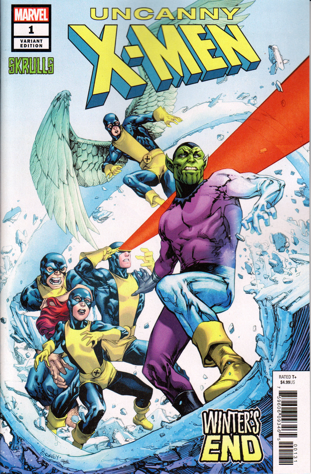 UNCANNY X-MEN: WINTER'S END #1 (SKRULLS VARIANT) COMIC BOOK ~ Marvel Comics