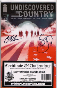 UNDISCOVERED COUNTRY #1 (SIGNED)(JOCK VARIANT) COMIC BOOK ~ Image Comics