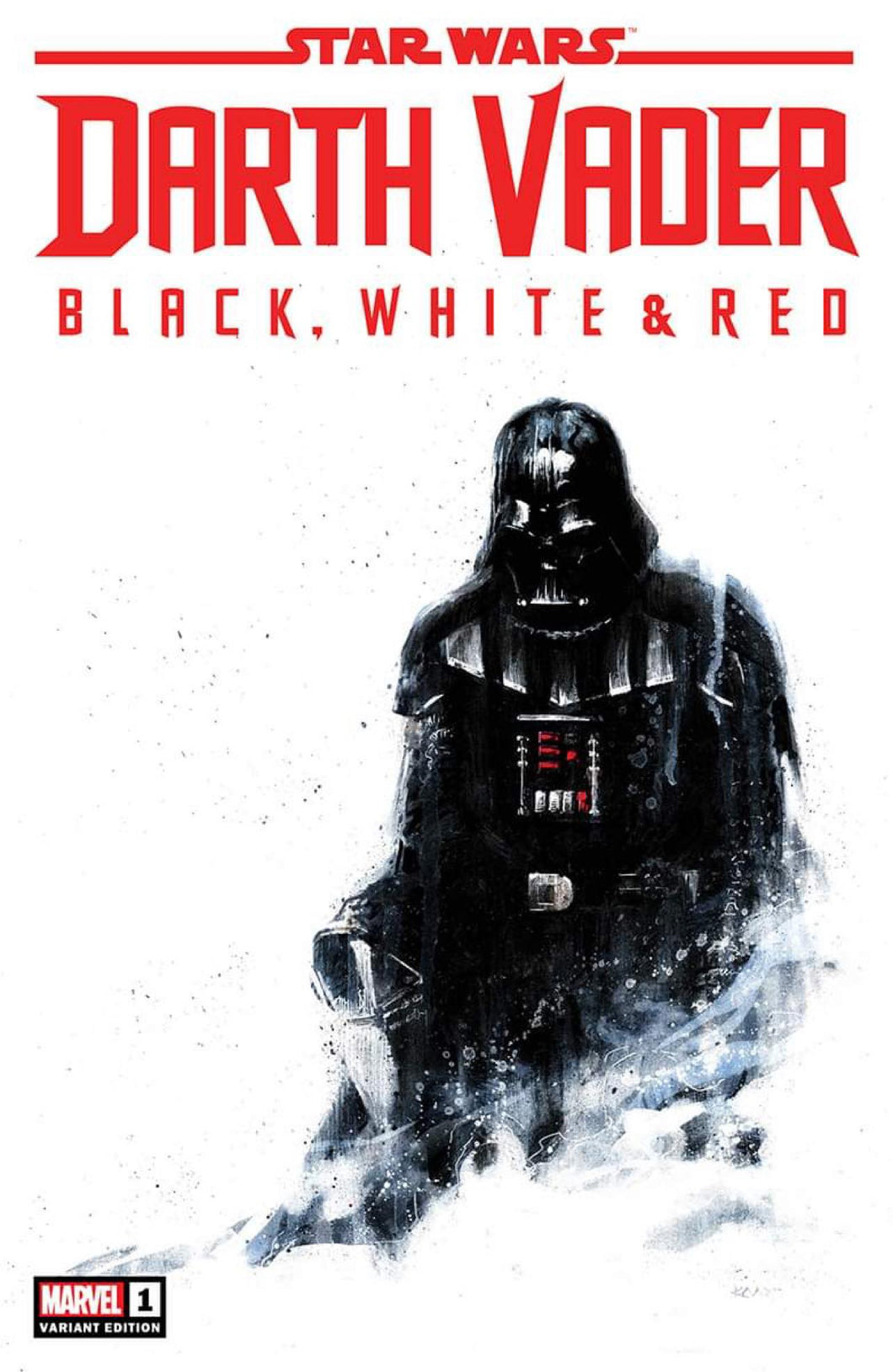 STAR WARS ~ DARTH VADER: BLACK, WHITE & RED #1 (KAARE ANDREWS EXCLUSIVE VARIANT) COMIC BOOK