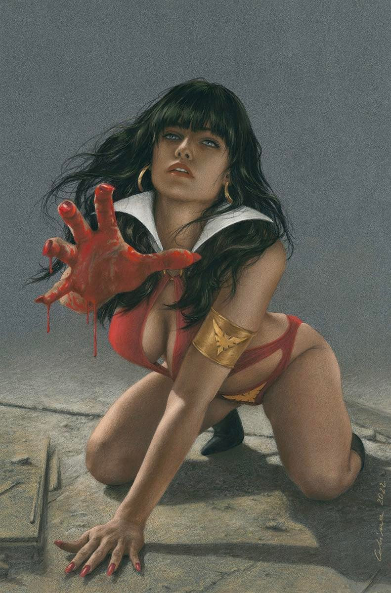 VAMPIRELLA/DRACULA: UNHOLY #6 (CELINA EXCLUSIVE VIRGIN VARIANT) COMIC BOOK